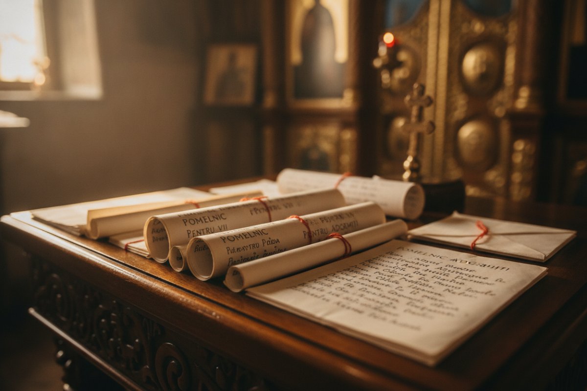 Ai voie să arzi pomelnicul? Ghid complet despre cum se tratează corect pomelnicele în Biserica Ortodoxă