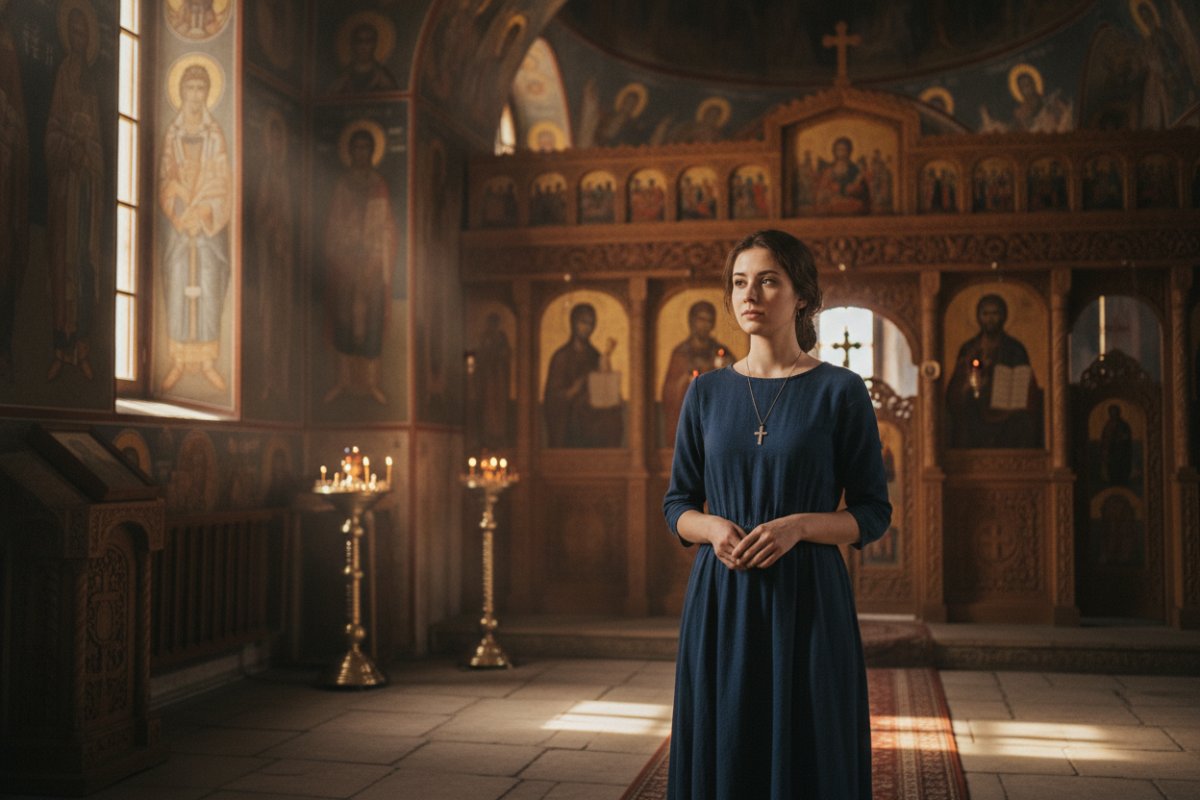 Ai voie să intri în biserică fără basma? Tradiția ortodoxă explicată