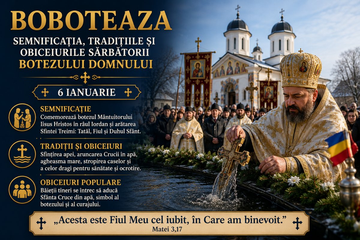 Boboteaza: Semnificația, Tradițiile și Obiceiurile Sărbătorii Botezului Domnului