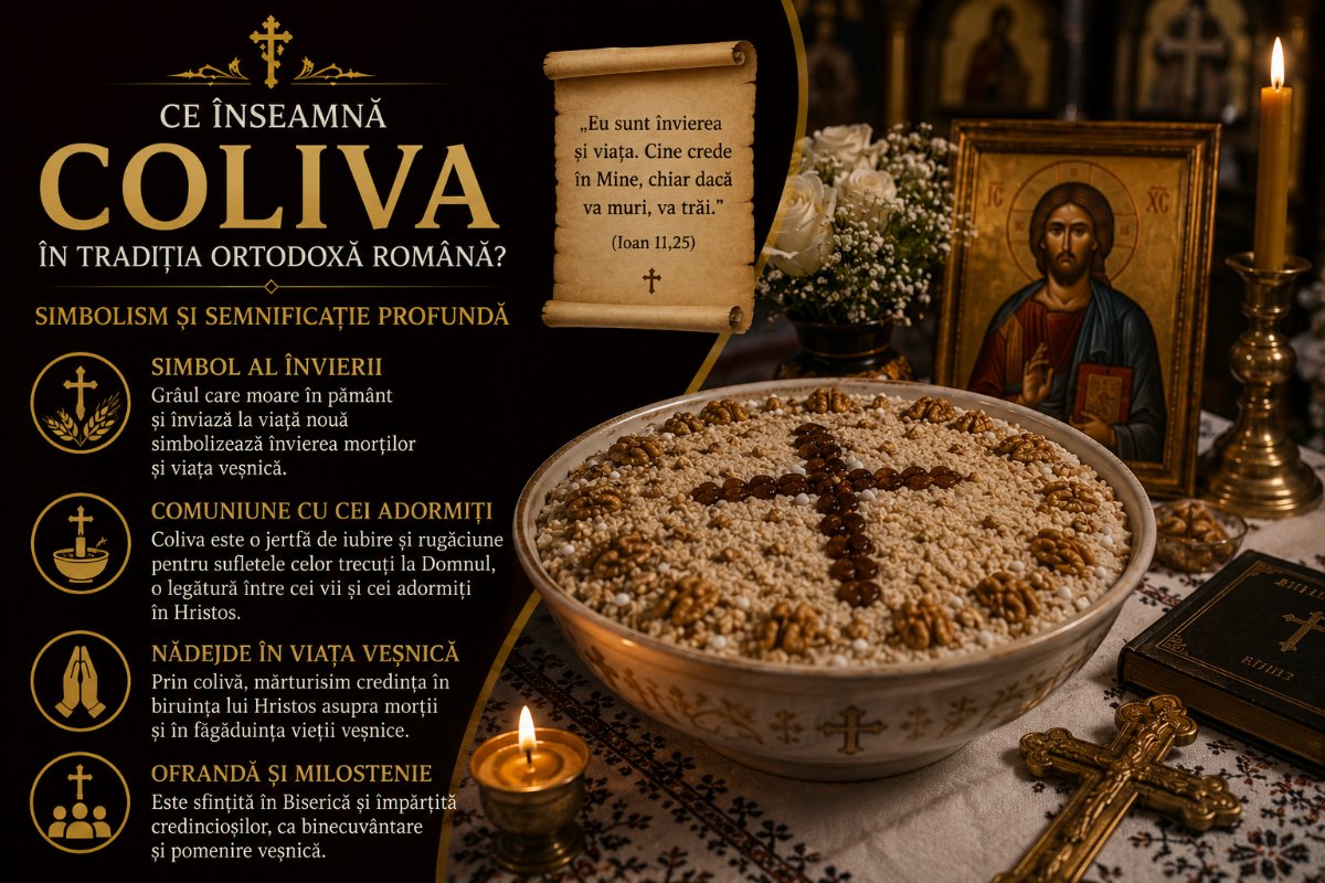Ce Înseamnă Coliva în Tradiția Ortodoxă Română? Simbolism și Semnificație Profundă