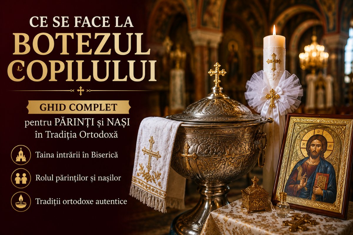 Ce se face la Botezul Copilului: Ghid Complet pentru Părinți și Nași în Tradiția Ortodoxă