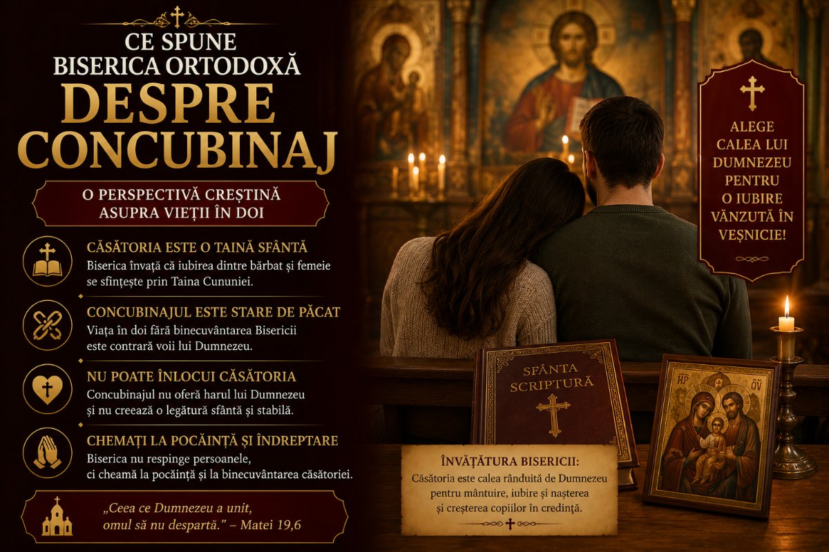 Ce spune Biserica Ortodoxă despre concubinaj: O perspectivă creștină asupra vieții în doi