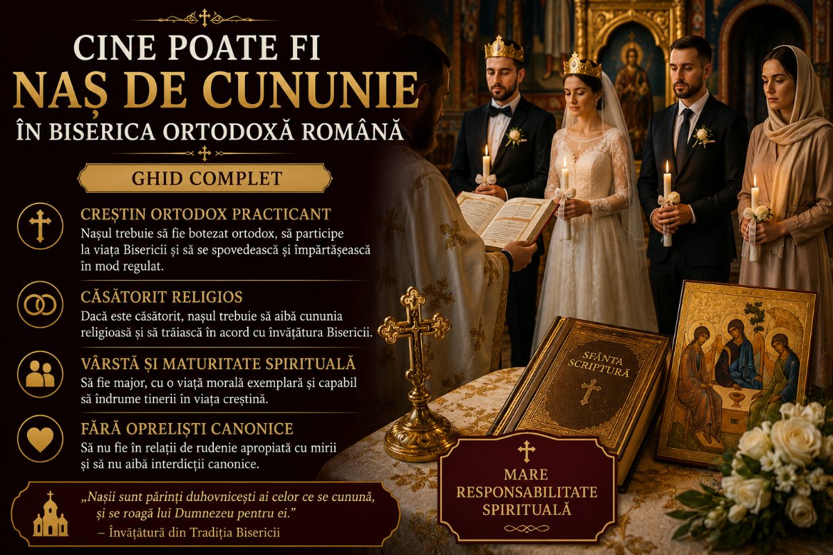 Cine poate fi naș de cununie în Biserica Ortodoxă Română: Ghid complet