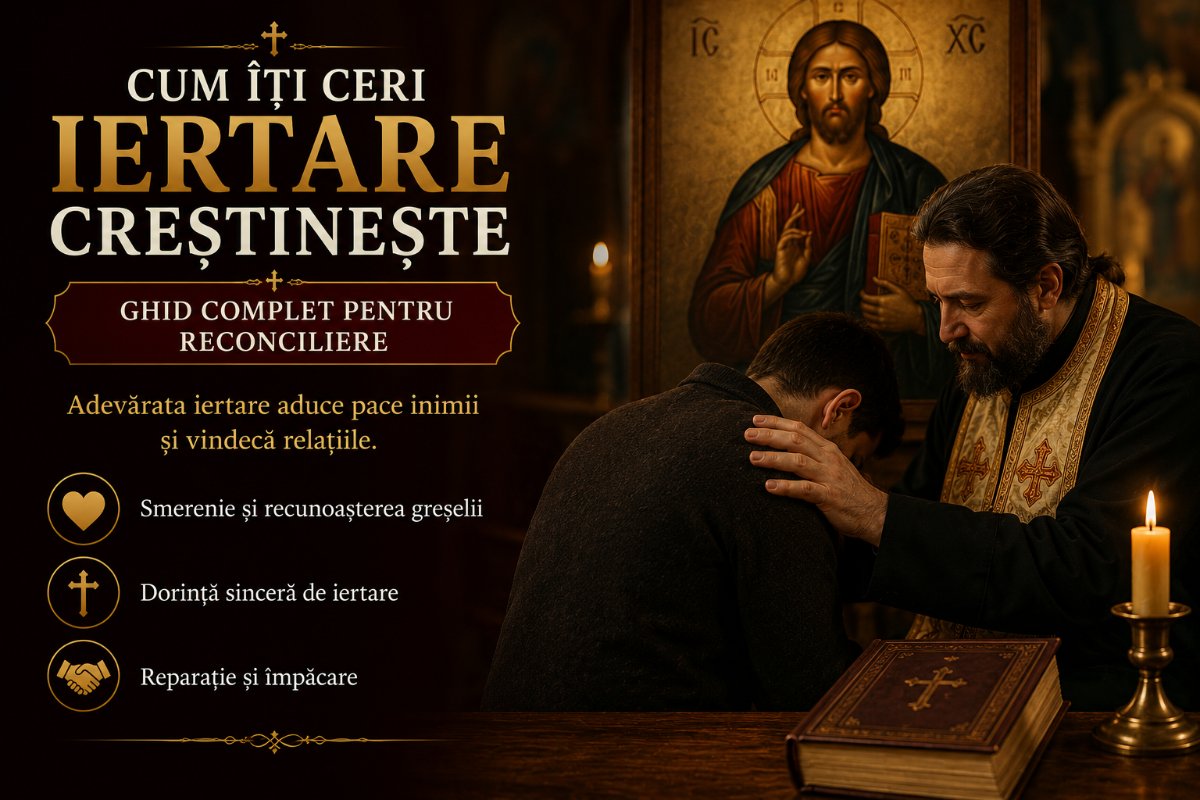 Cum îți ceri iertare creștinește: Ghid complet pentru reconciliere
