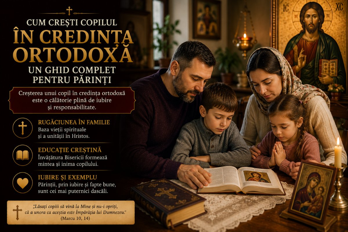 Cum Crești Copilul în Credința Ortodoxă: Un Ghid Complet pentru Părinți