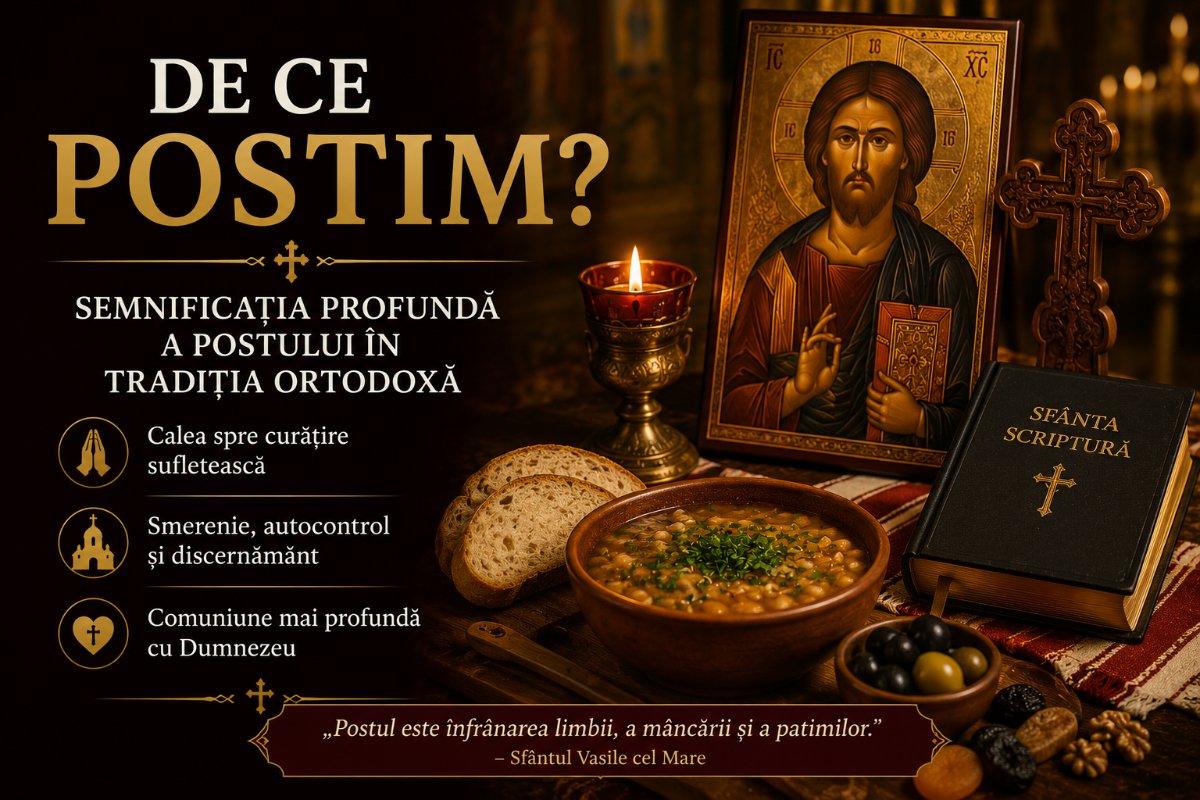 De Ce Postim? Semnificația Profundă a Postului în Tradiția Ortodoxă