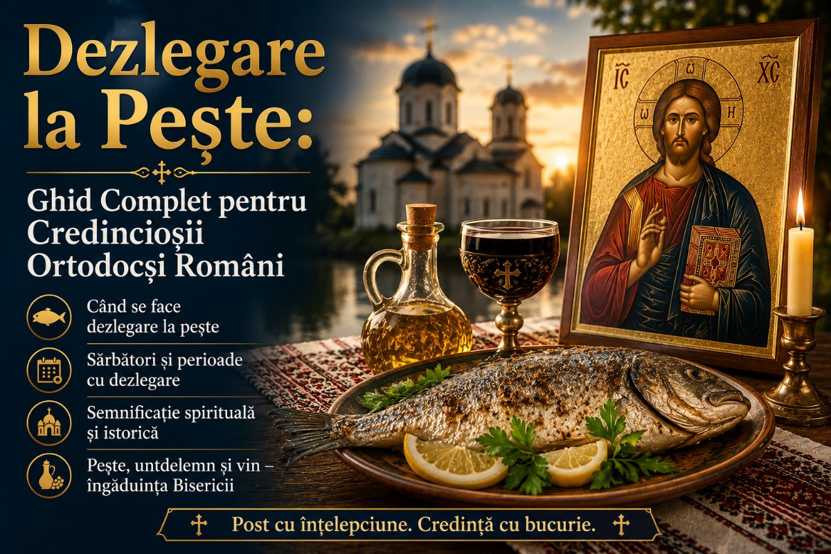 Dezlegare la Pește: Ghid Complet pentru Credincioșii Ortodocși Români