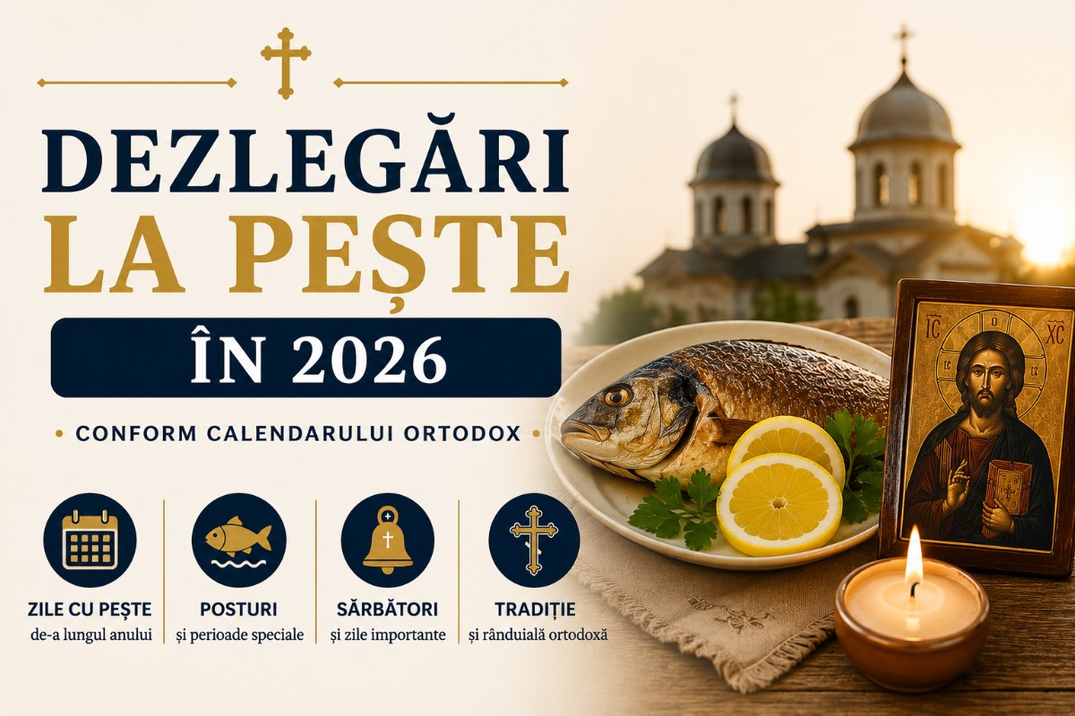 Dezlegări la Pește în 2026: Ghid Complet Conform Calendarului Ortodox