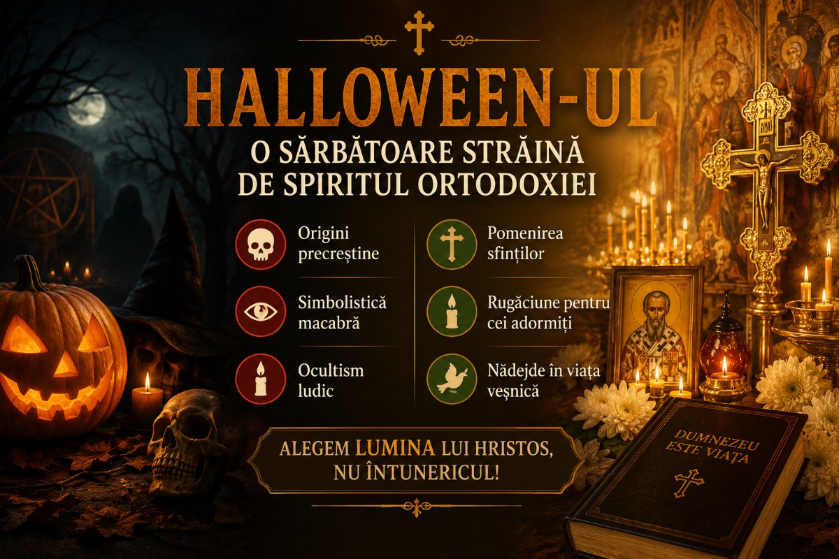 Halloween și Ortodoxia: De ce nu îl serbează creștinii ortodocși și ce alternativă există