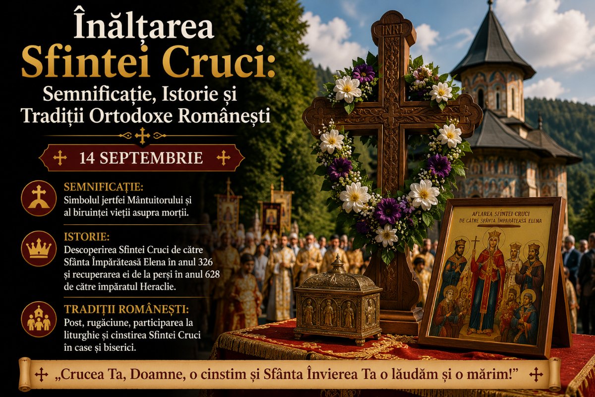 Înălțarea Sfintei Cruci: Semnificație, Istorie și Tradiții Ortodoxe Românești