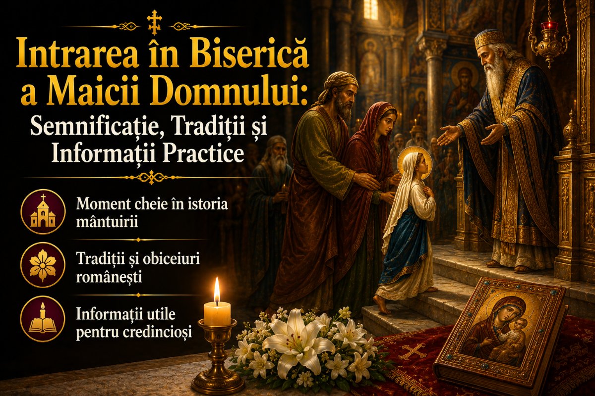 Intrarea în Biserică a Maicii Domnului: Semnificație, Tradiții și Informații Practice