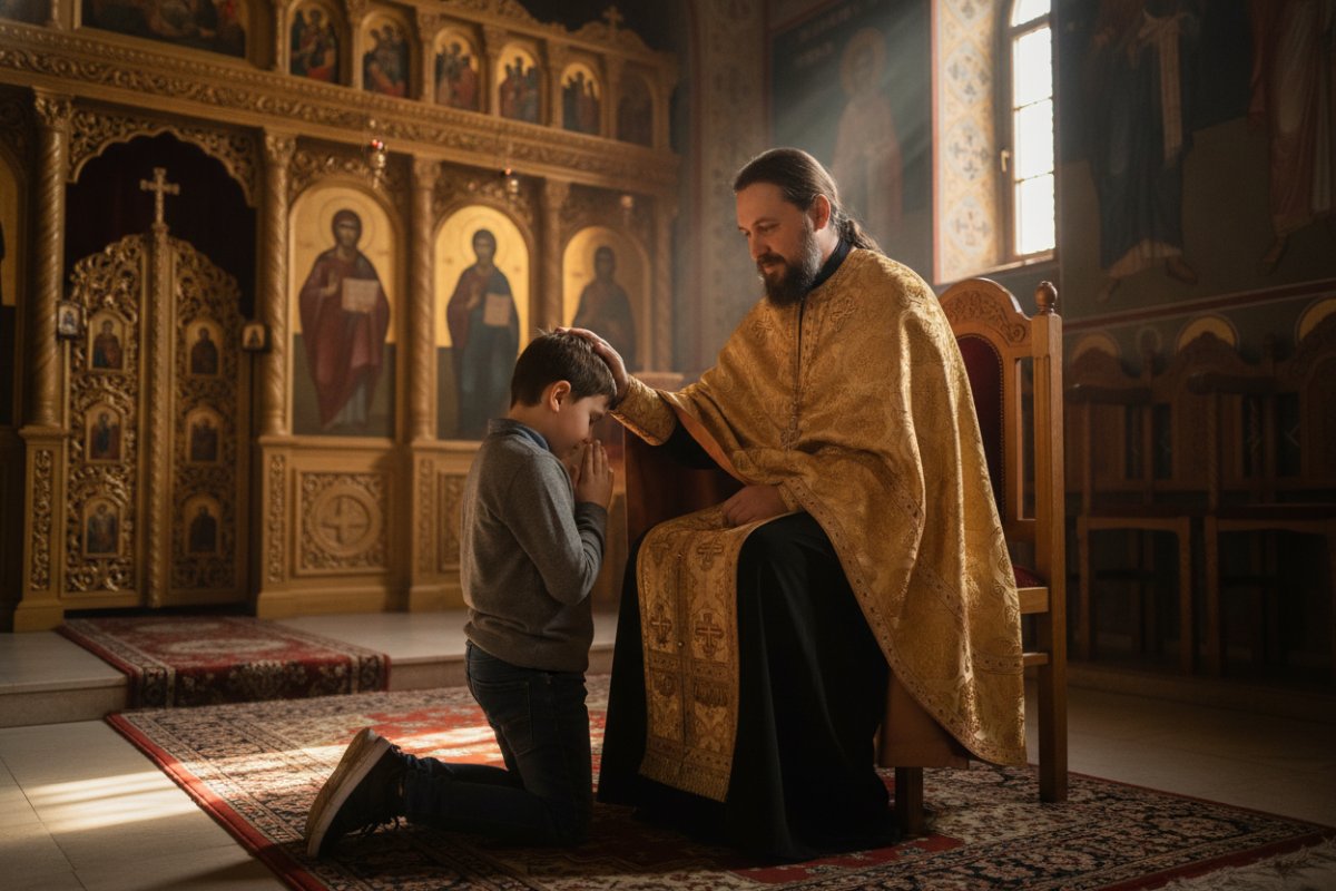 La ce vârstă se spovedește copilul în Biserica Ortodoxă? Ghid complet pentru părinți
