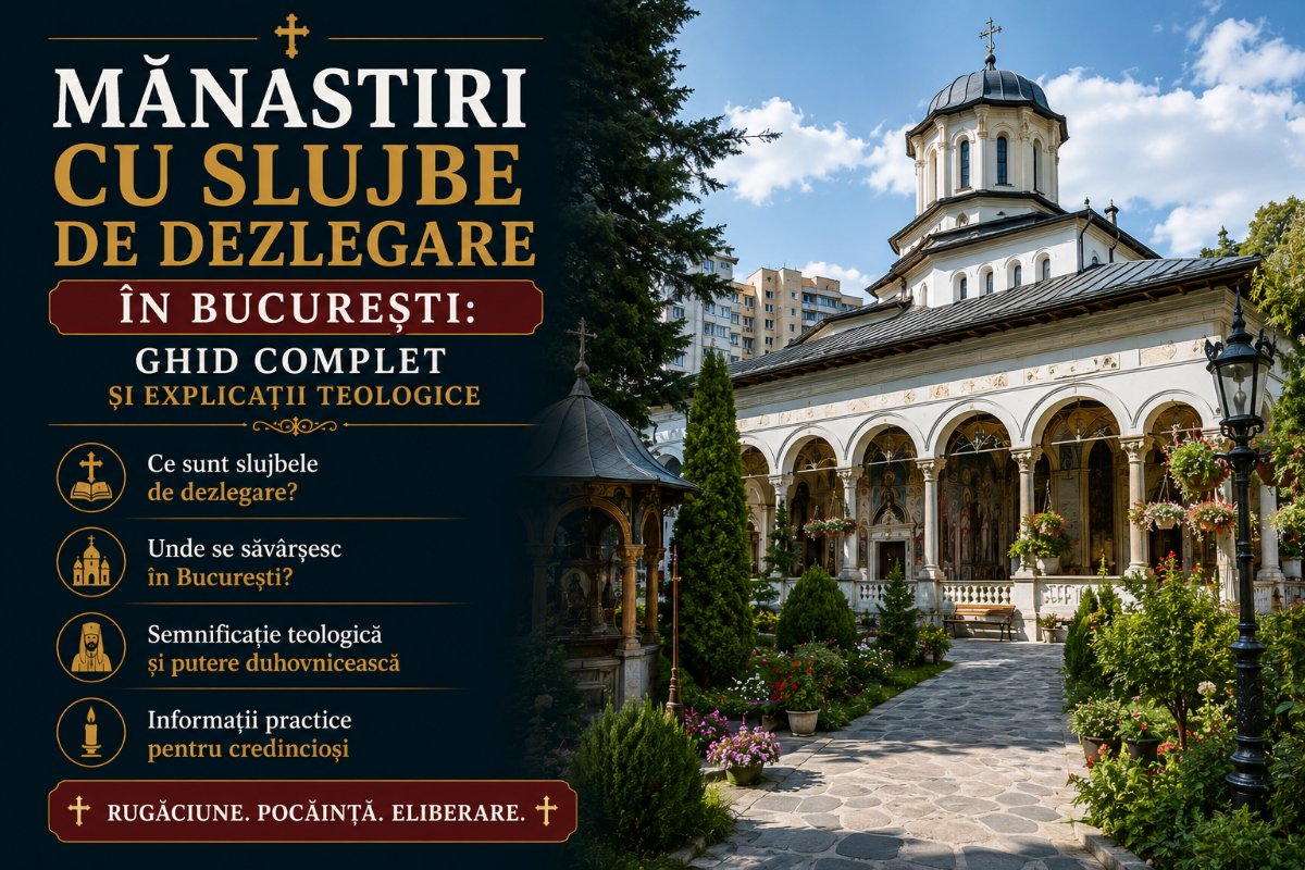 Mănăstiri cu slujbe de dezlegare în București: Ghid complet și explicații teologice