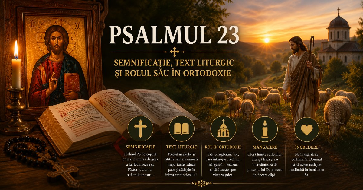 Psalmul 23: Semnificație, Text Liturgic și Rolul Său în Ortodoxie