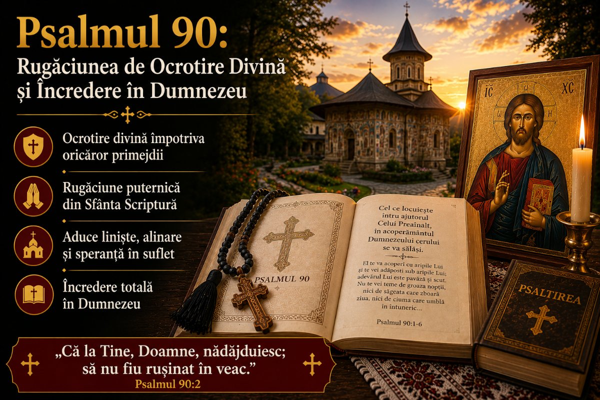 Psalmul 90: Rugăciunea de Ocrotire Divină și Încredere în Dumnezeu