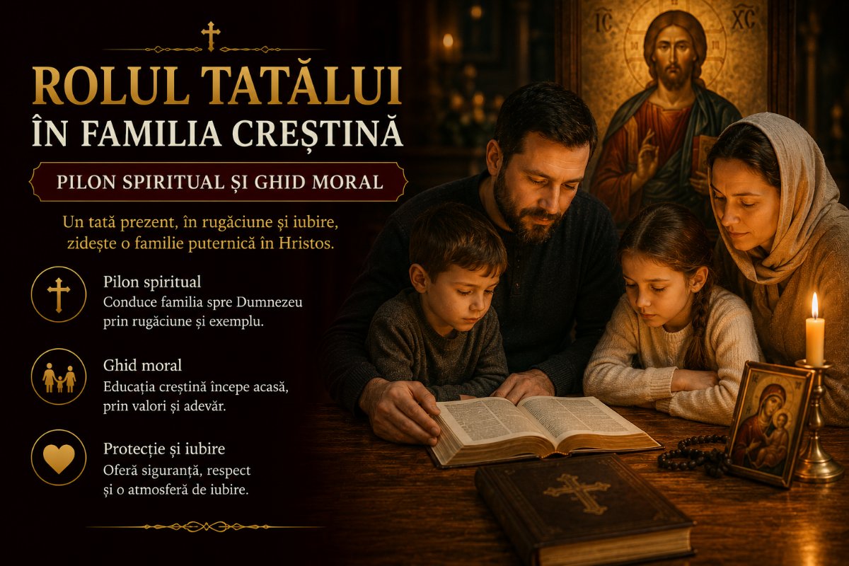 Rolul Tatălui în Familia Creștină: Pilon Spiritual și Ghid Moral