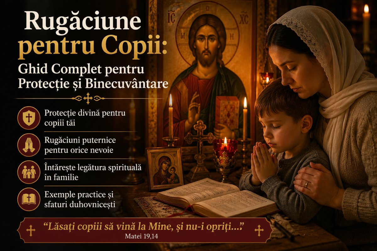 Rugăciune pentru Copii: Ghid Complet pentru Protecție și Binecuvântare