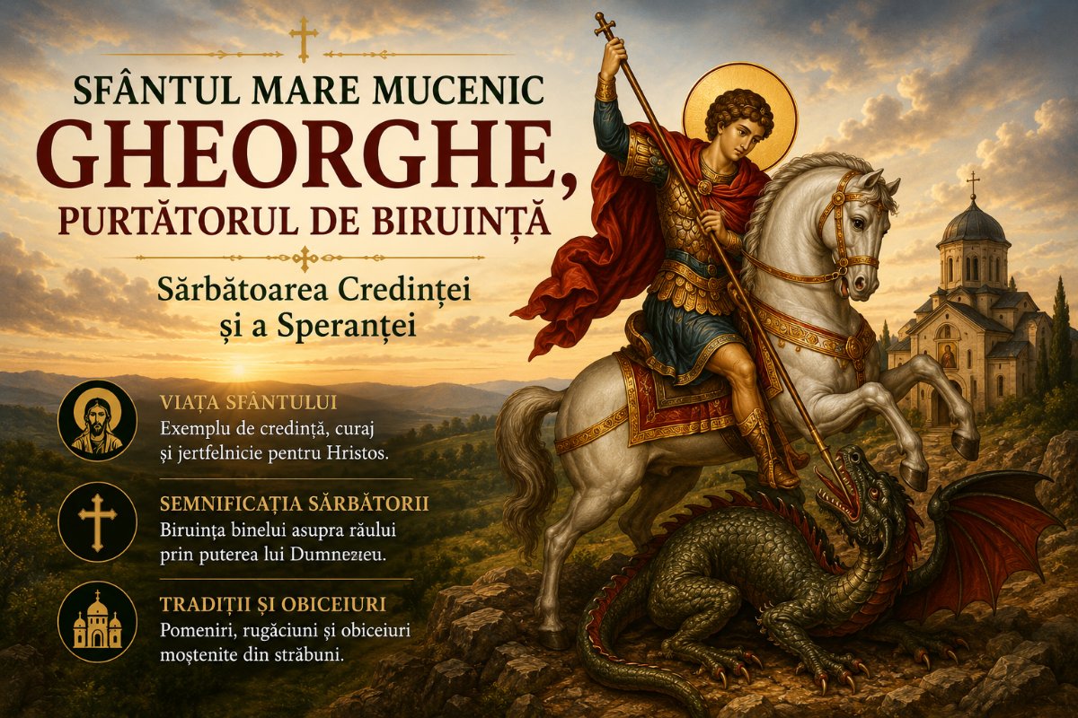 Sfântul Mare Mucenic Gheorghe, Purtătorul de Biruință – Sărbătoarea Credinței și a Speranței