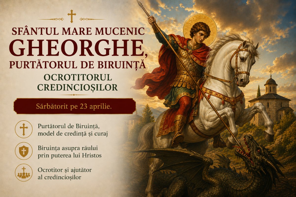 Sfântul Mare Mucenic Gheorghe, Purtătorul de Biruință – Ocrotitorul Credincioșilor