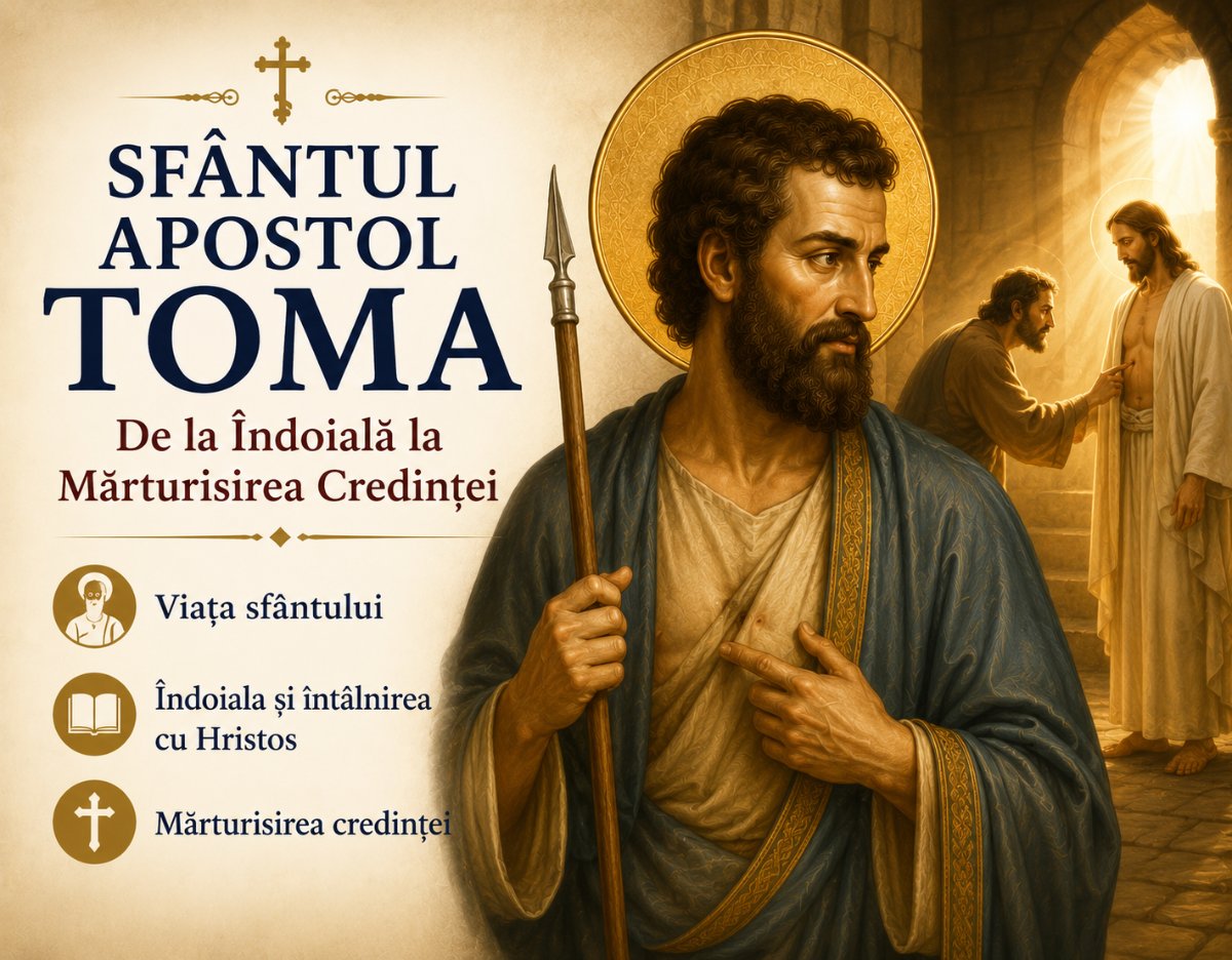 Sfântul Apostol Toma: De la Îndoială la Mărturisirea Credinței