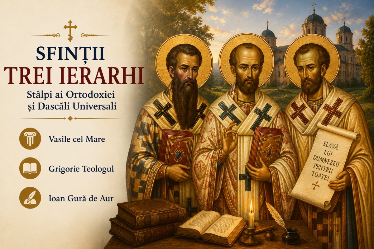 Sfinții Trei Ierarhi: Stâlpi ai Ortodoxiei și Dascăli Universali