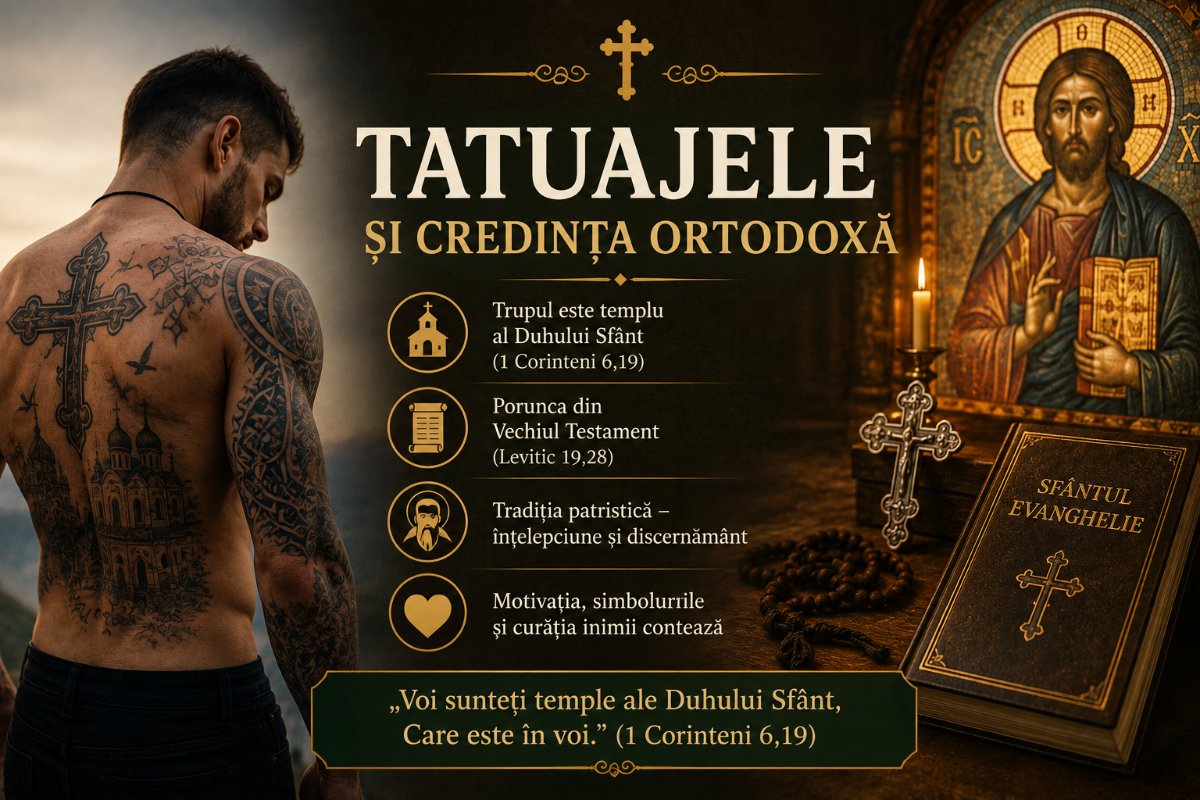 Tatuaje și Biserica Ortodoxă: O Perspectivă Duhovnicească Asupra Însemnării Trupului