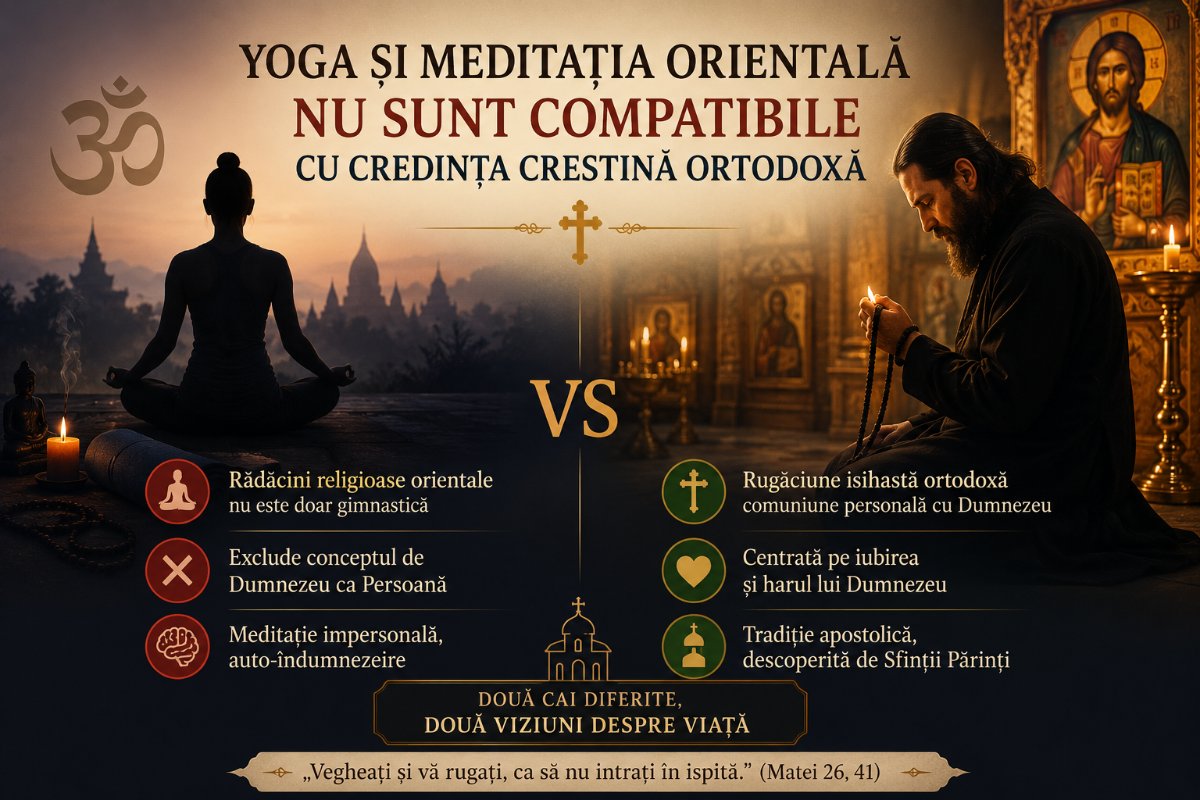 Yoga și Meditația: Poziția Bisericii Ortodoxe Române față de practicile orientale