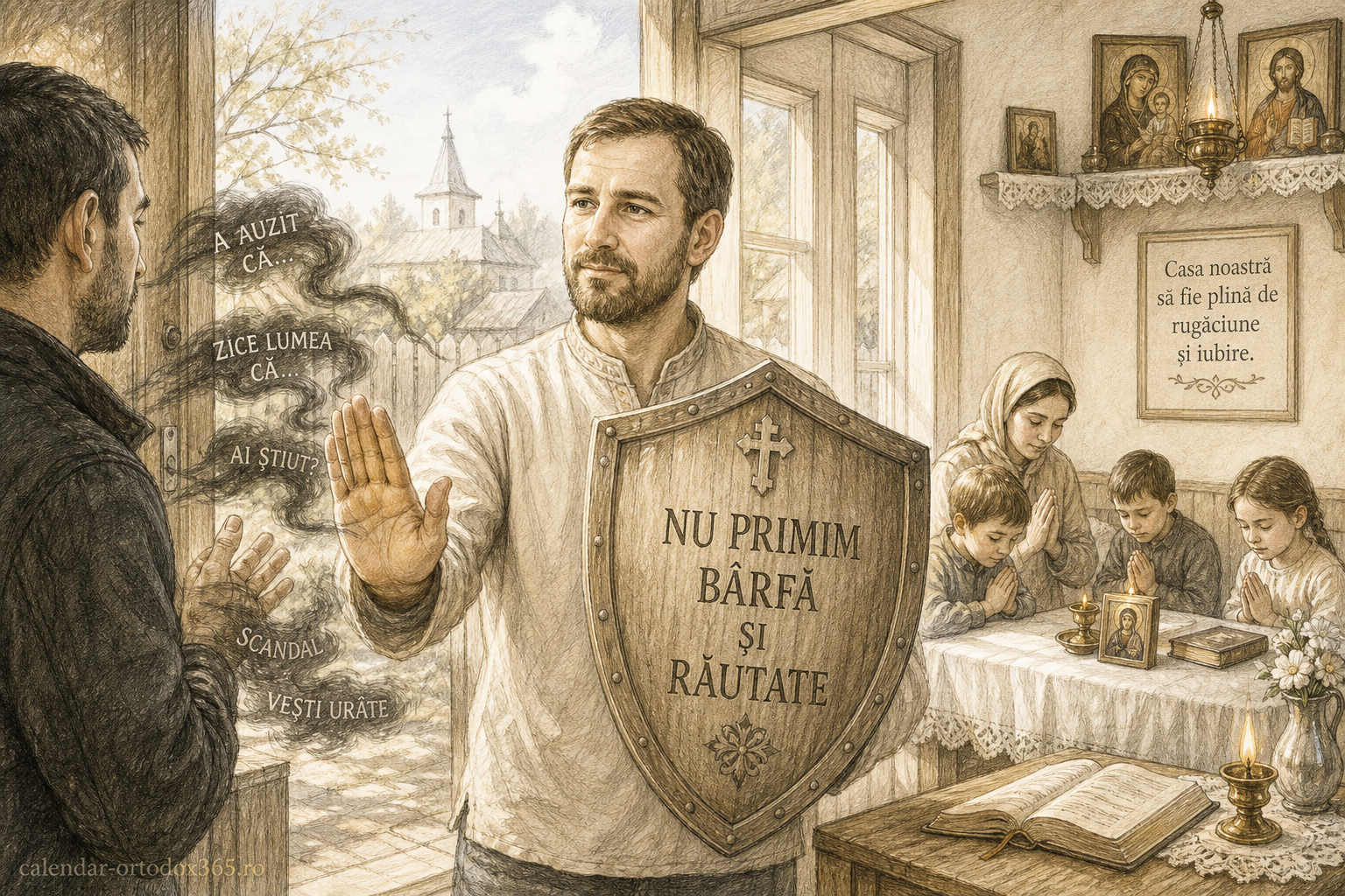Nu lăsa bârfele de la poartă sau de pe internet să devină oaspeți în casa ta