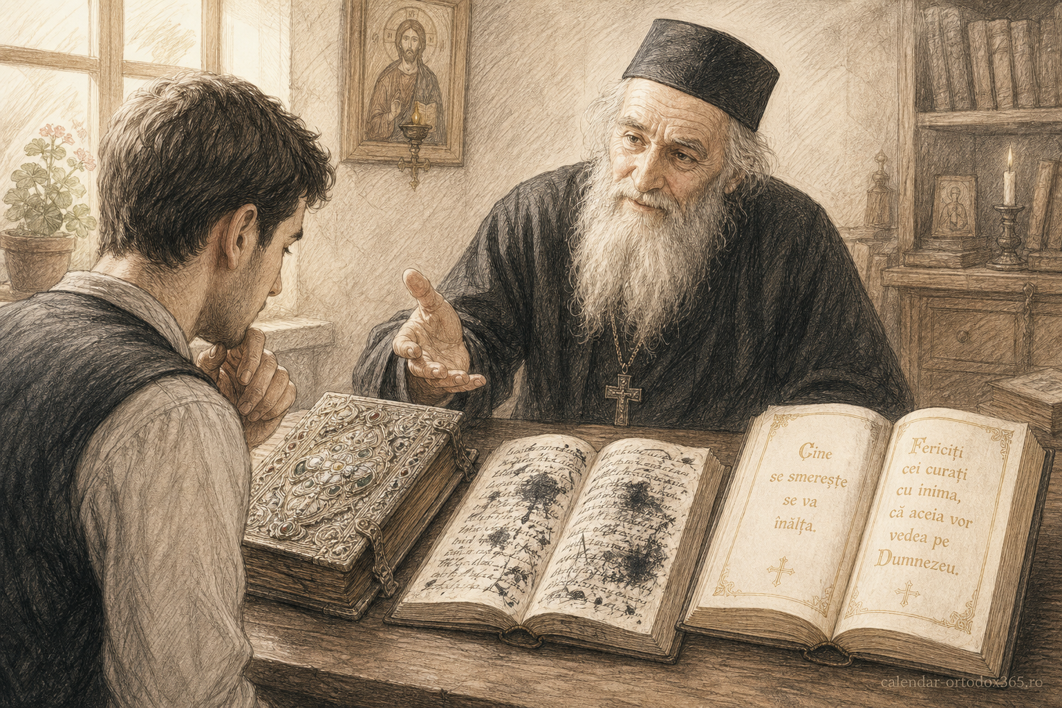 Pilda celor trei cărți din bibliotecă – Despre cum ne deschidem sufletul