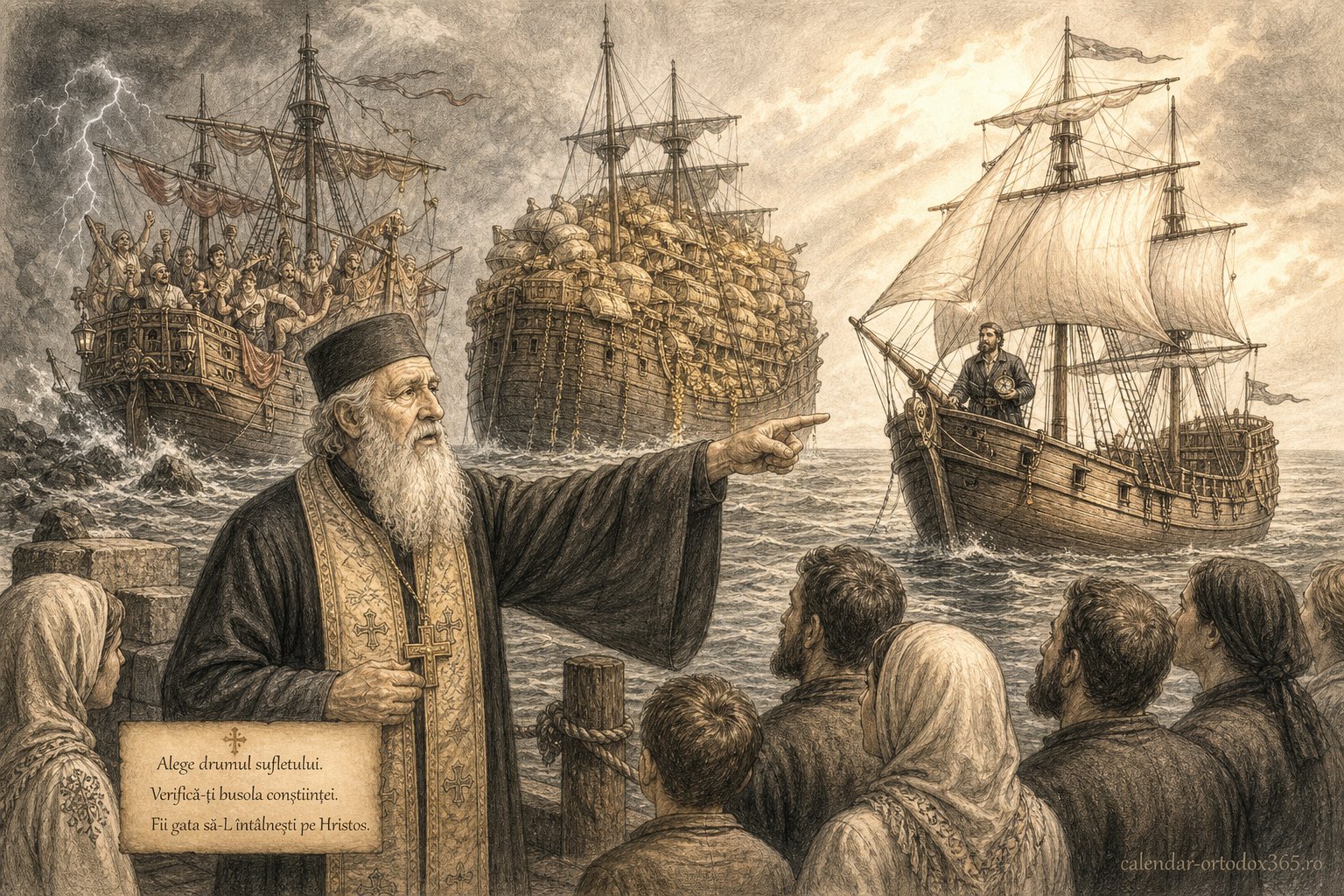 Pilda celor trei corăbii din port – Despre scopul călătoriei noastre