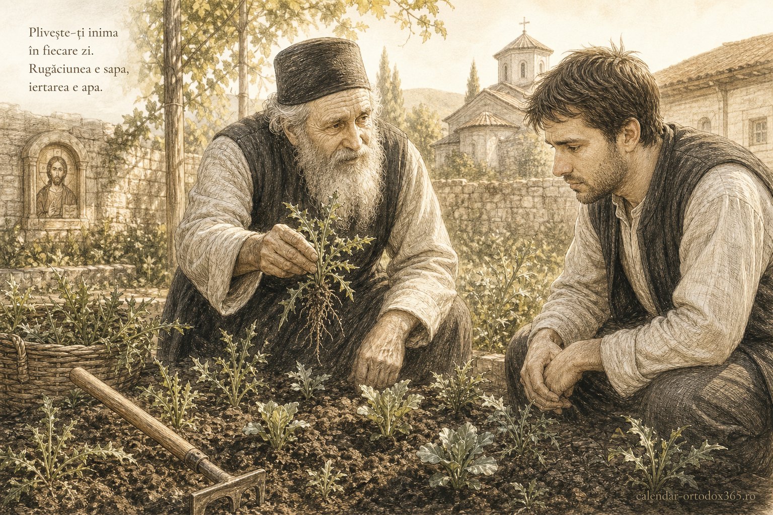 Pilda grădinarului și a buruienilor – Despre cum ne curățăm sufletul