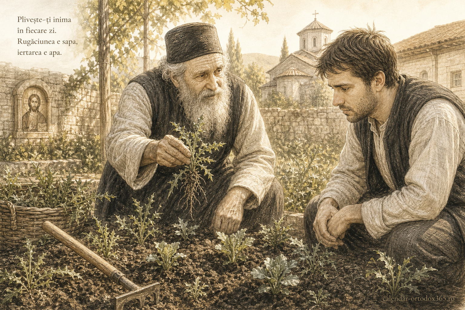 Pilda grădinarului și a buruienilor – Despre cum ne curățăm sufletul