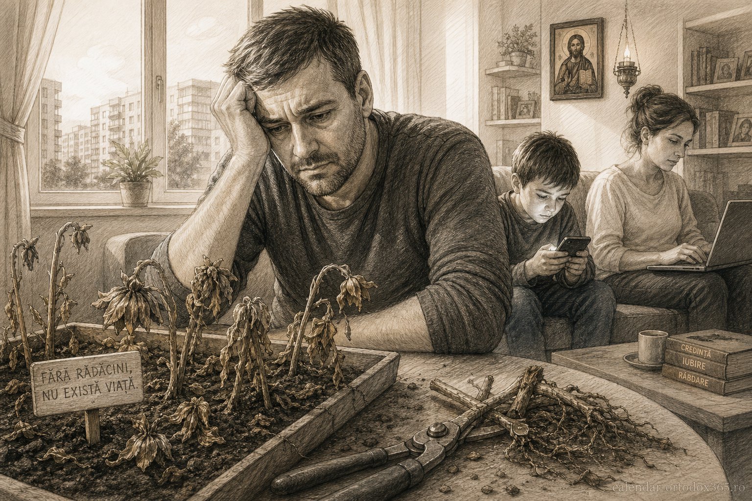 Pilda grădinii fără rădăcini – Despre copiii crescuți de ecrane și părinți absenți