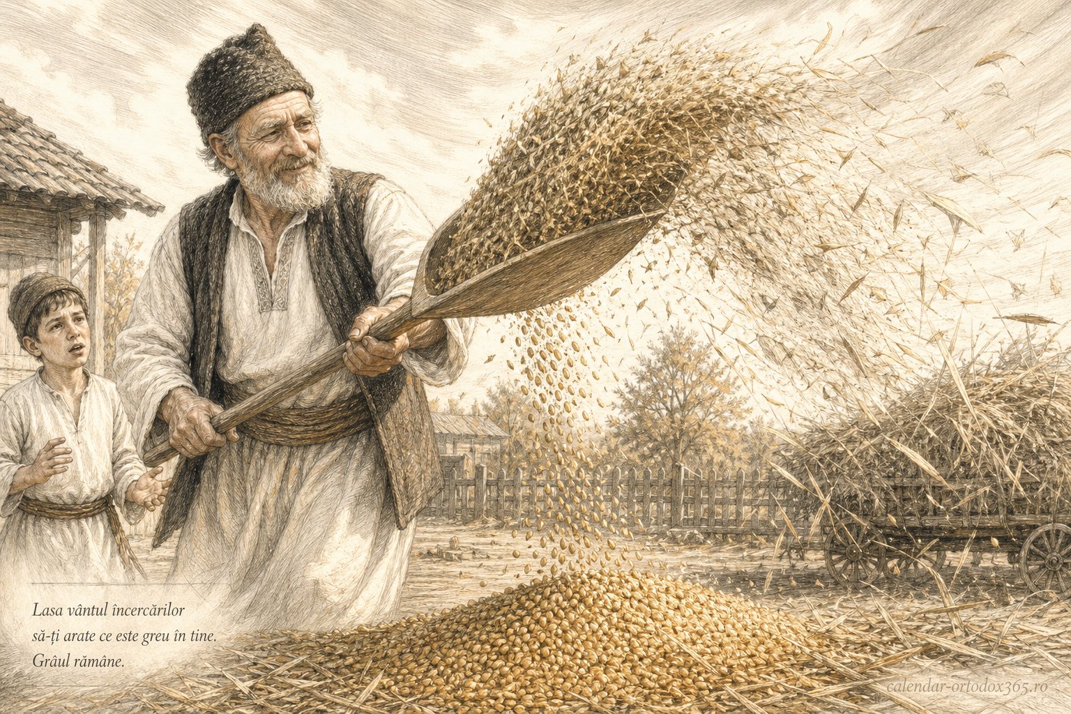 Pilda grămezii de grâu și a vântului – Despre cum ne cerne viața