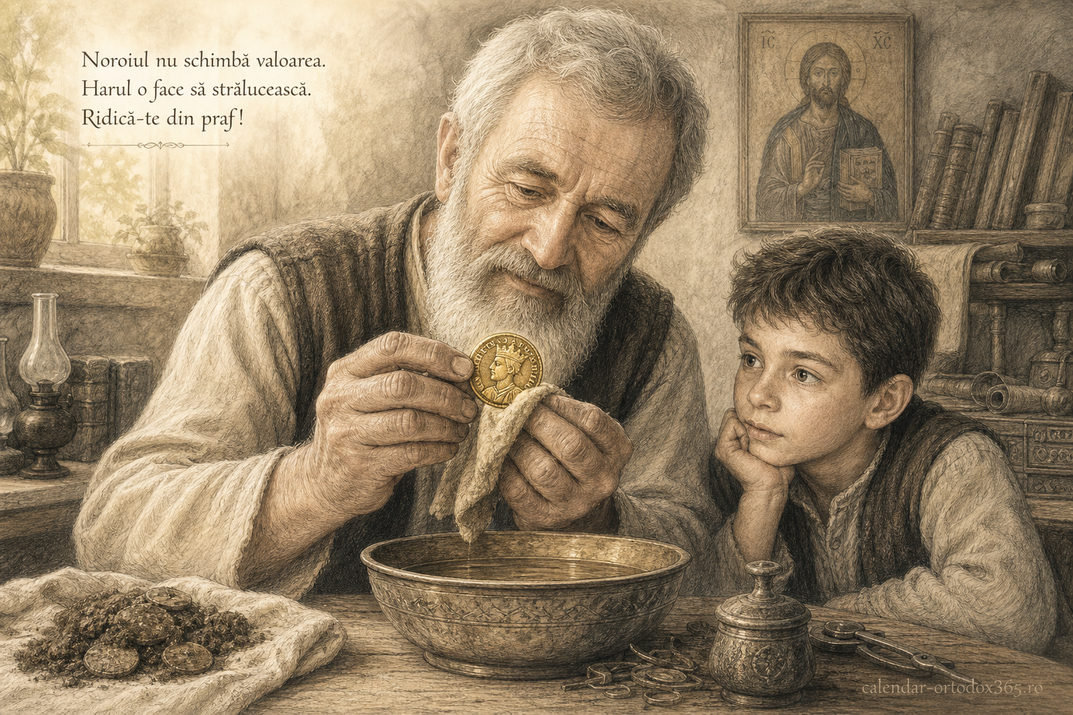 Pilda monedei vechi din noroi – Despre valoarea pe care o vede Dumnezeu