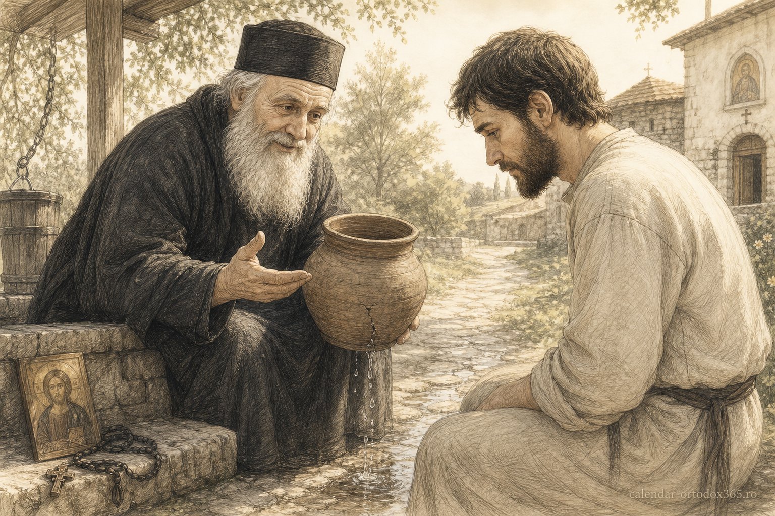 Pilda oalei de lut crăpate și a apei sfințite – Despre cum ne păstrăm harul