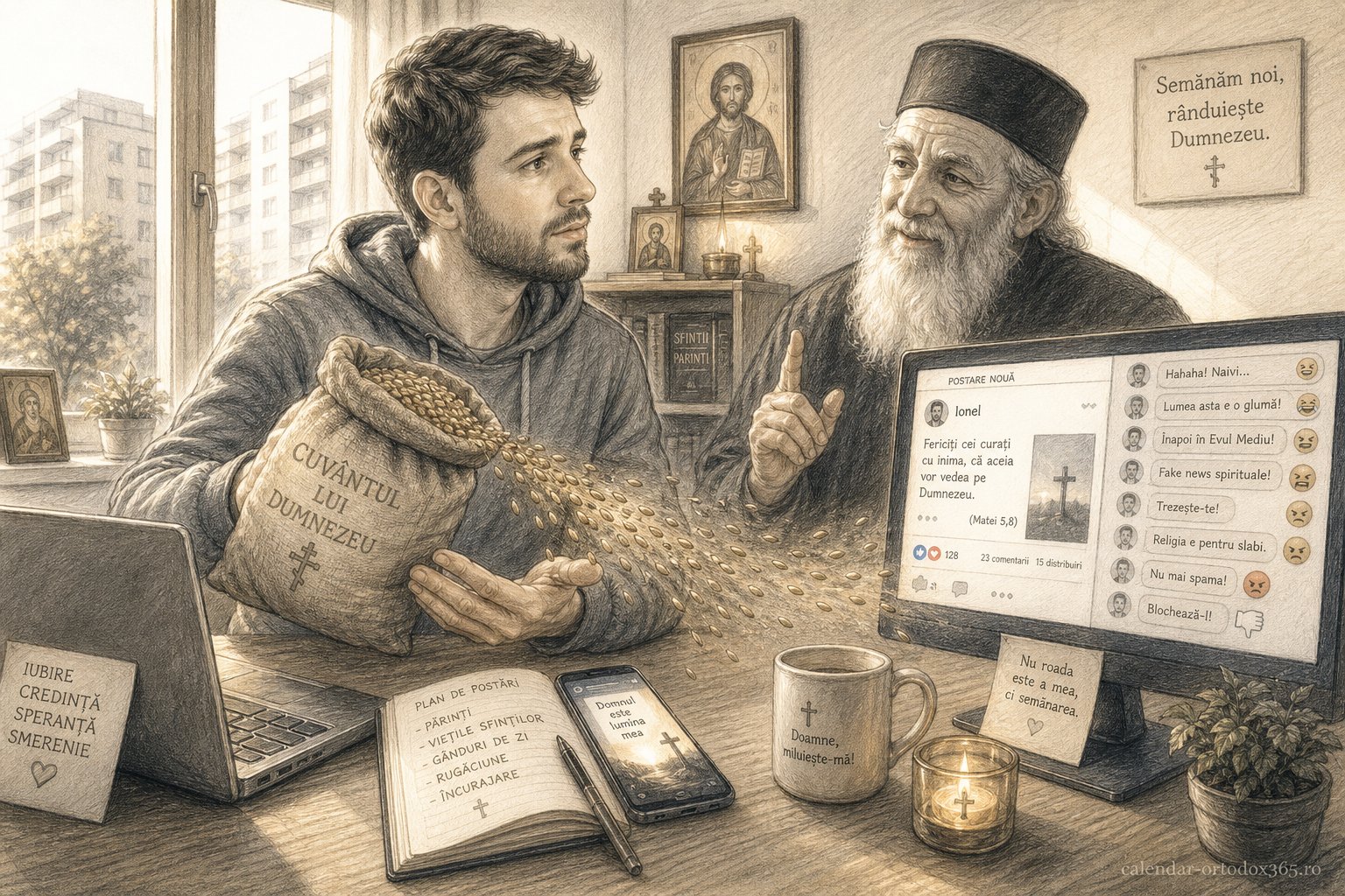 Pilda Semănătorului digital – Despre sămânța cuvântului în deșertul de informații