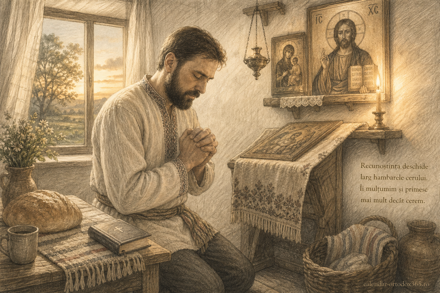 Pomelnicul de seară al recunoștinței – Dincolo de cereri