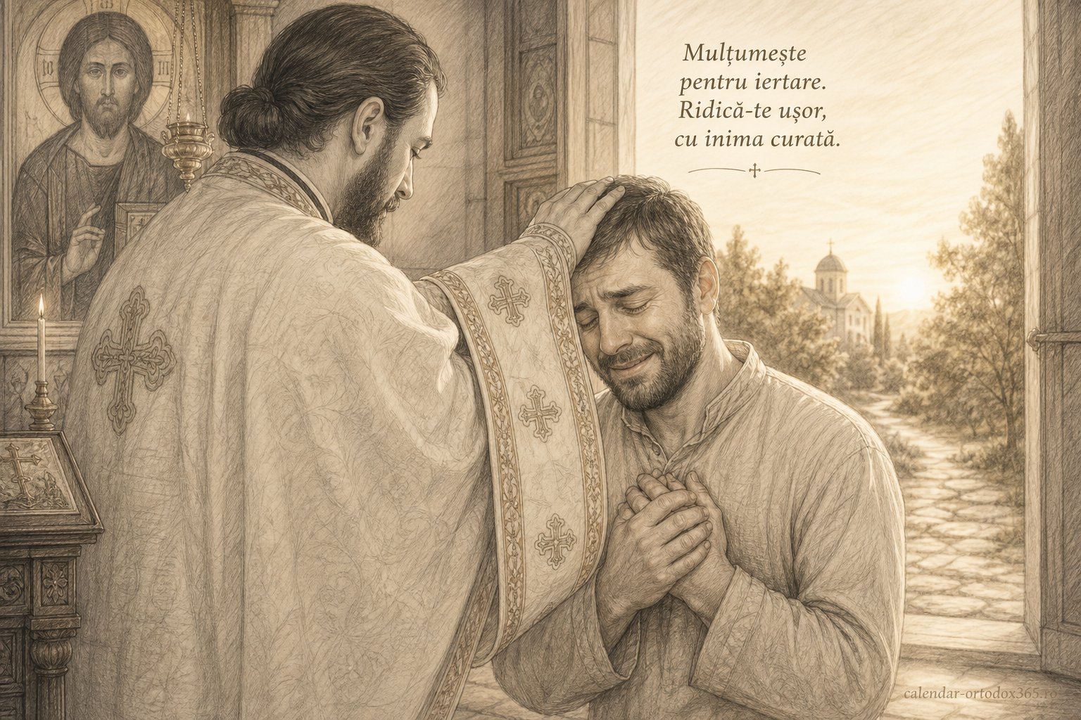 Rugăciunea de mulțumire pentru darul sfintei spovedanii