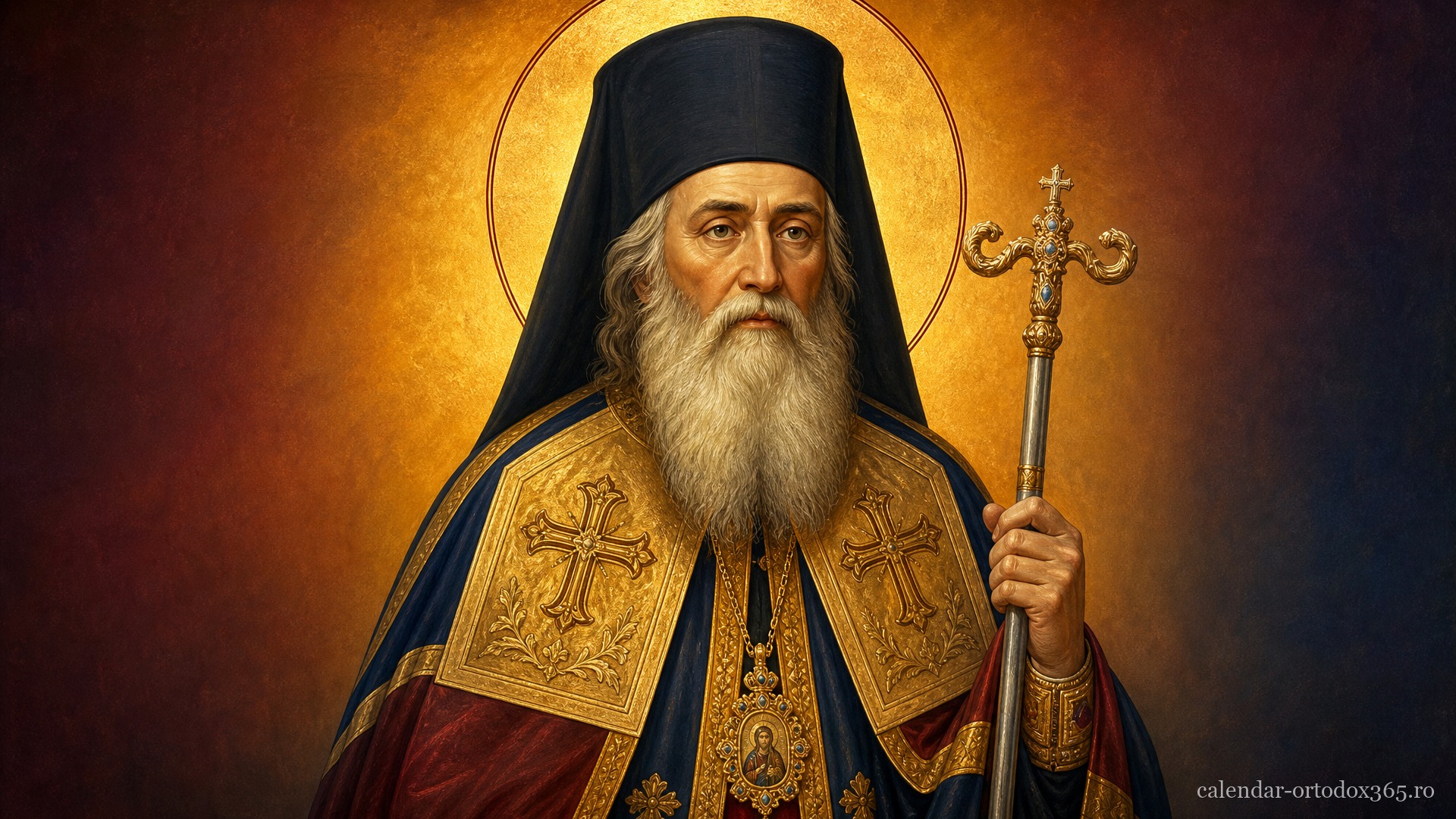 ) Sf. Ier. Calinic de la Cernica, episcopul Râmnicului (Slujba lui se va săvârși luni, în a doua zi de Paști)