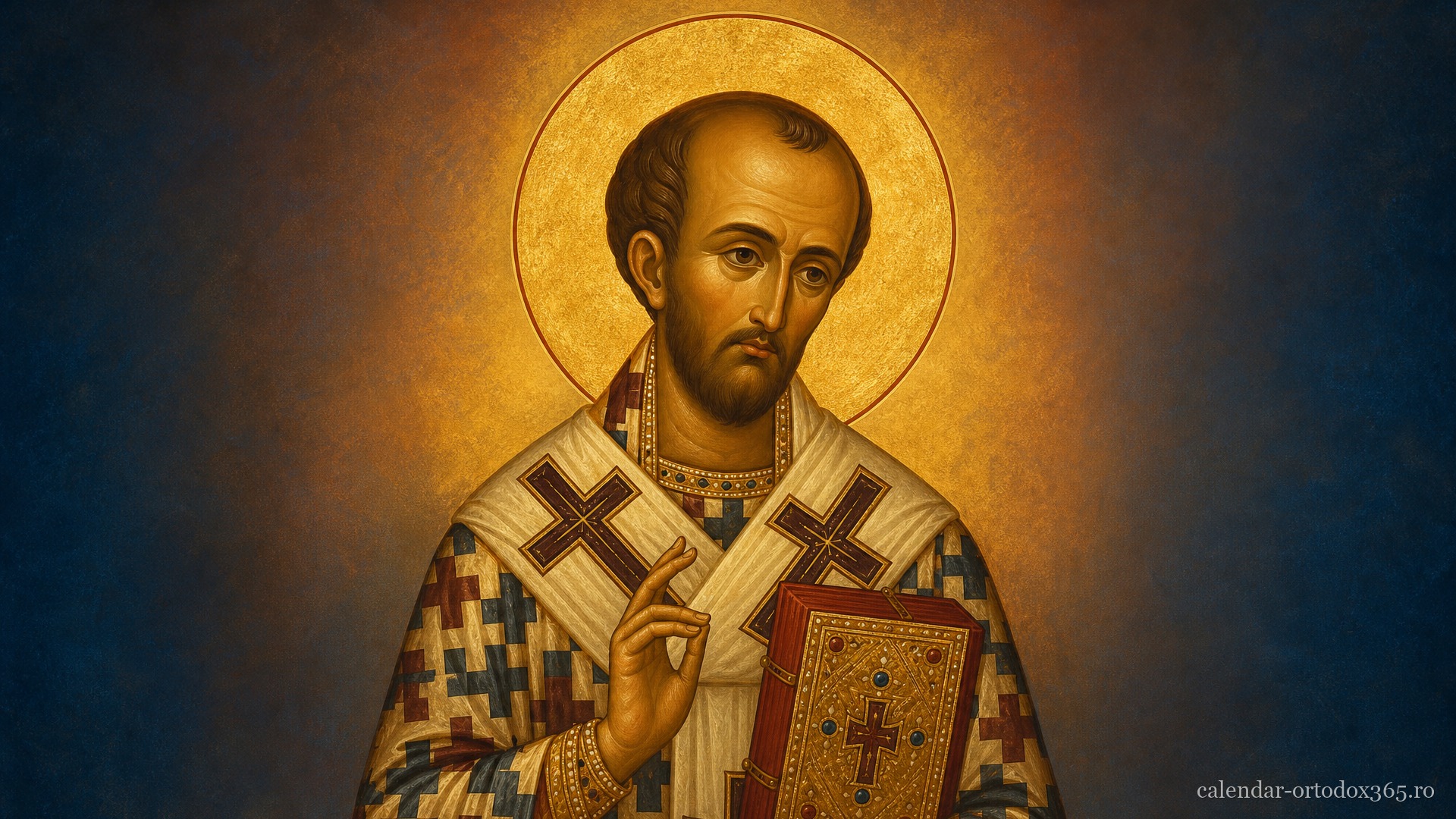 Sf. Ier. Ioan Gură de Aur, arhiepiscopul Constantinopolului și mama sa, Sf. Antuza