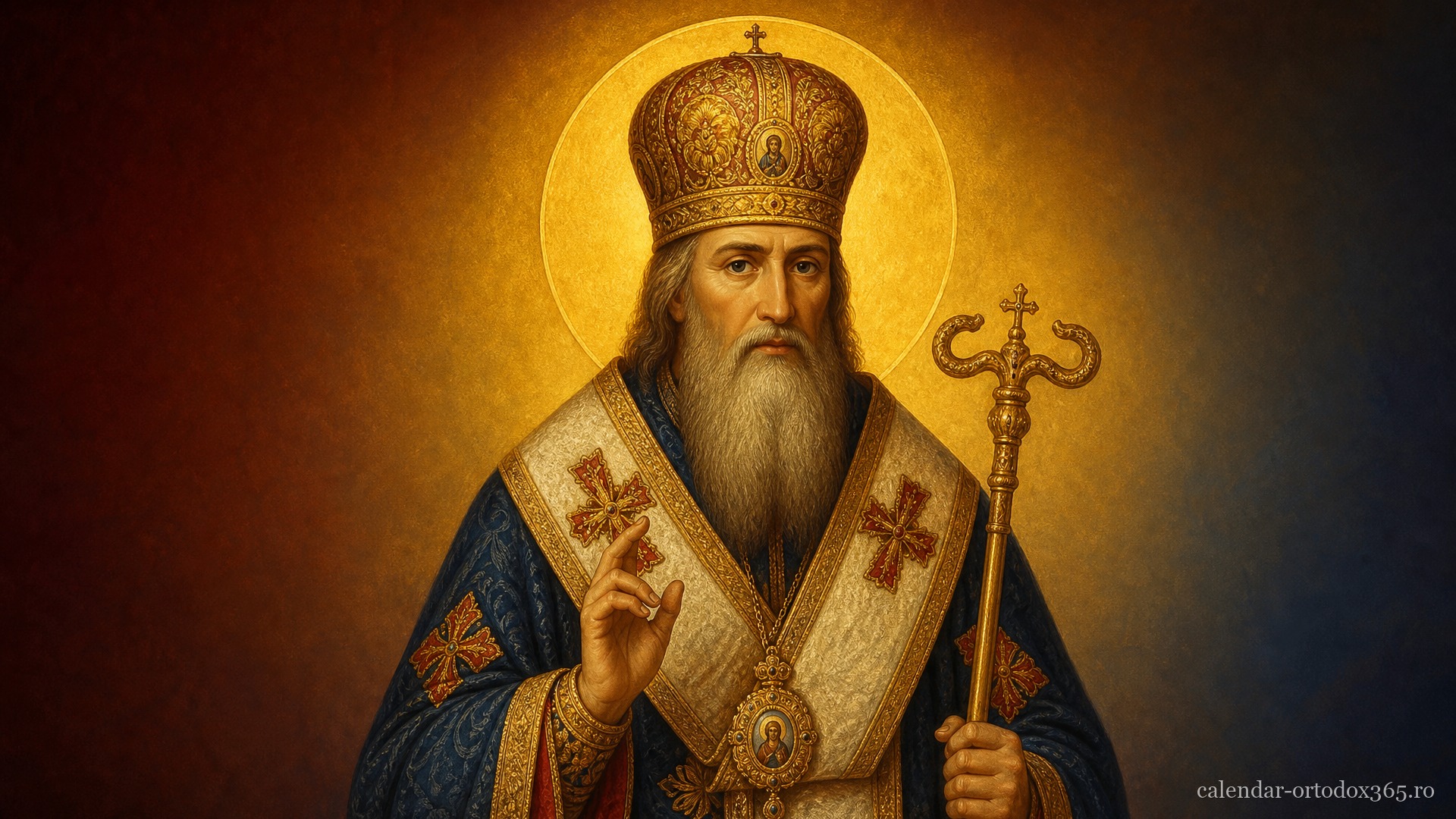 ) Sf. Ier. Petru Movilă, mitropolitul Kievului