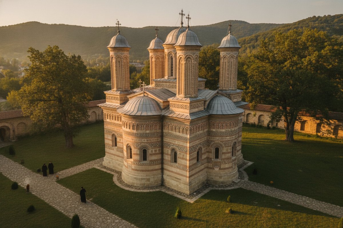 Biserica Curtea de Argeș din România ascunde în pereții săi legenda Meșterului…
