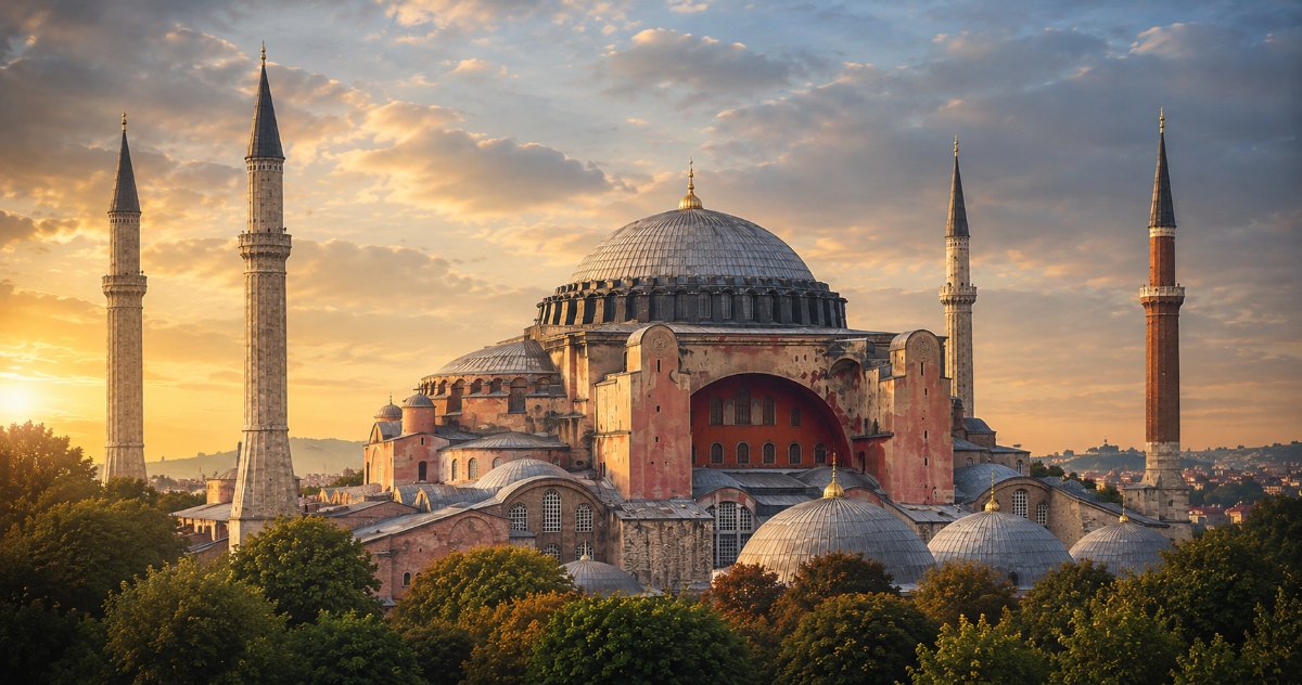 Biserica Sfânta Sofia din Istanbul a fost cea mai mare catedrală a lumii creștine…