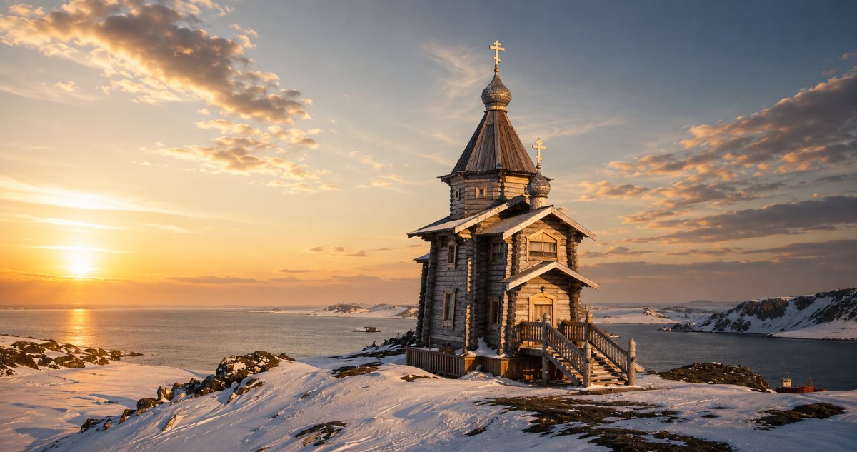 Biserica „Sfânta Treime” din Antarctica este sfințită în totalitate, are un preot…