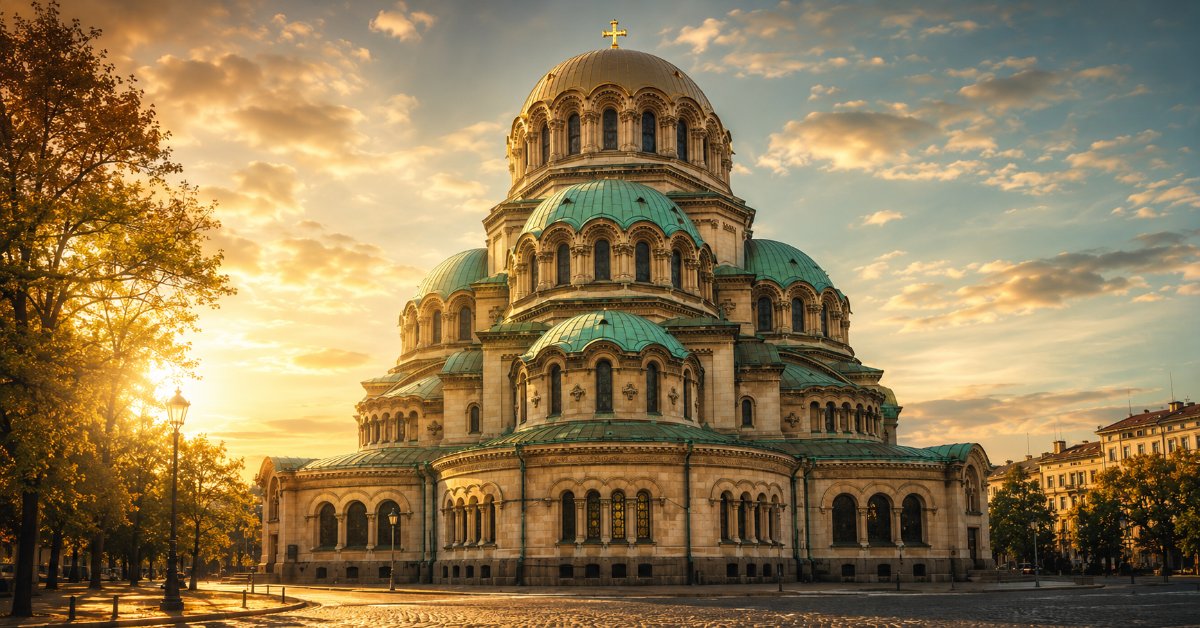 Catedrala Alexander Nevsky din Sofia, Bulgaria, este una dintre cele mai mari…