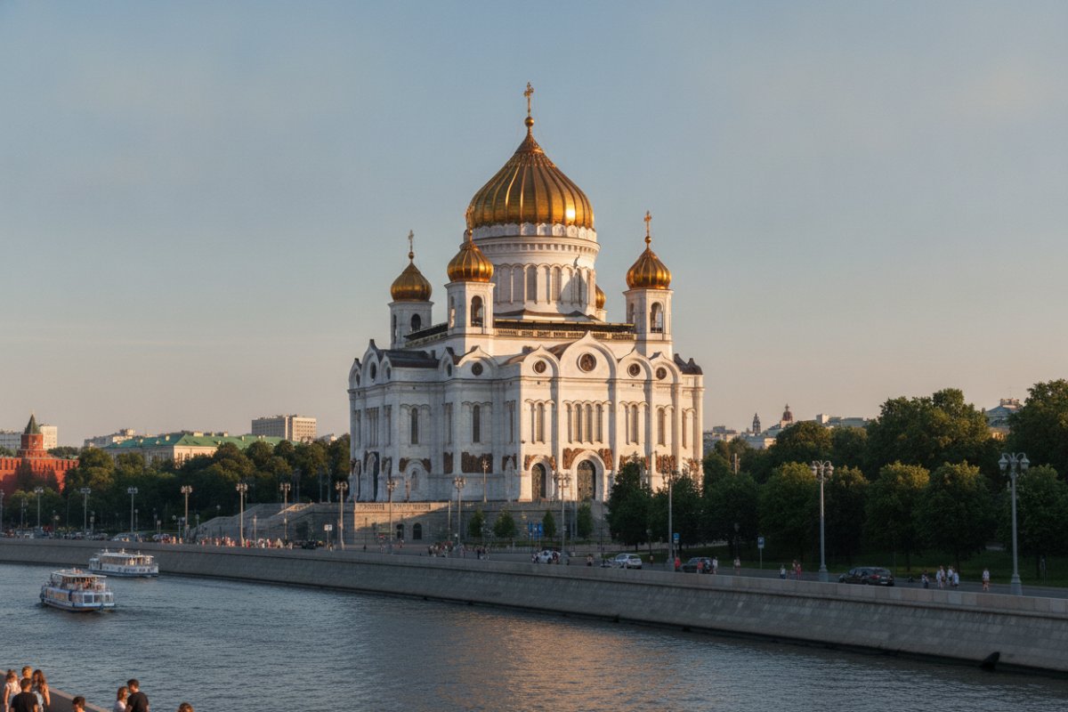 Catedrala Hristos Mântuitorul din Moscova, dinamitată de Stalin în 1931 pentru a…