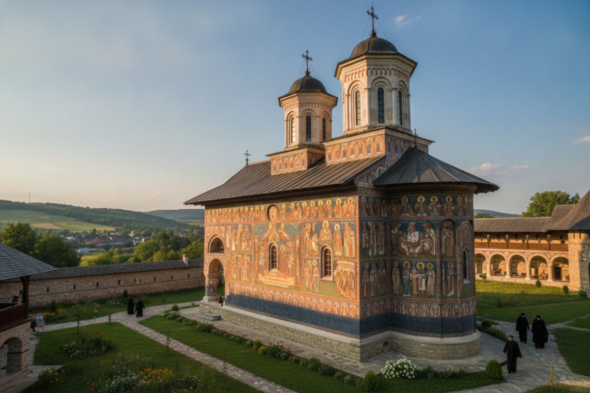Mănăstirile din Nordul Moldovei (cele cu pictură exterioară) sunt incluse în…