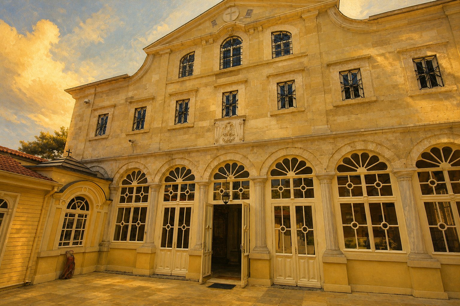 Biserica Sfântul Gheorghe, sediul Patriarhiei Ecumenice din Constantinopol, Fener, Istanbul.