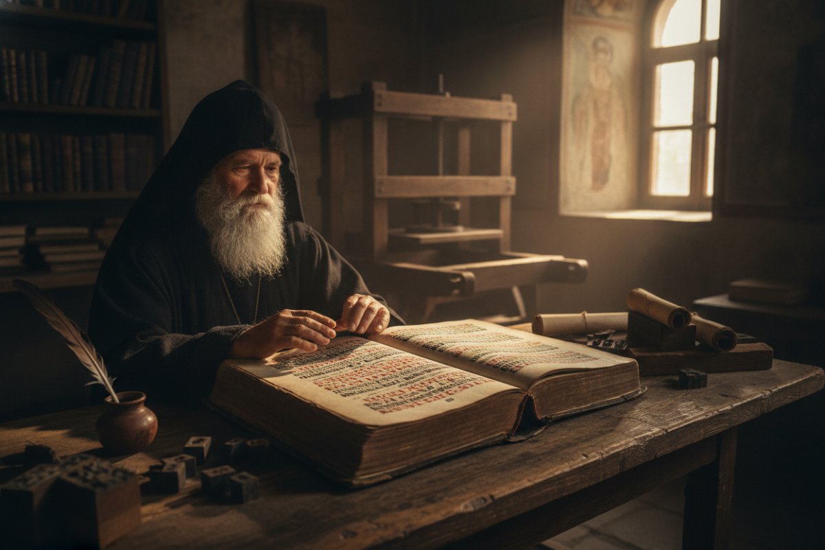Prima carte tipărită în spațiul românesc a fost o carte religioasă, „Liturghierul”…